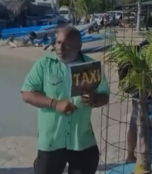 Choferes protagonizan acalorada disputa por turistas en el muelle de Bayahíbe