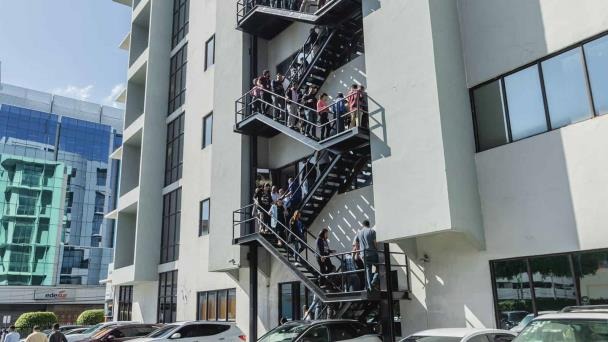 COE realiza su quinto Simulacro Nacional de Evacuación por Terremoto este miércoles