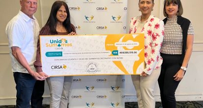 Cirsa RD dona más de RD$1 millón a fundaciones dominicanas