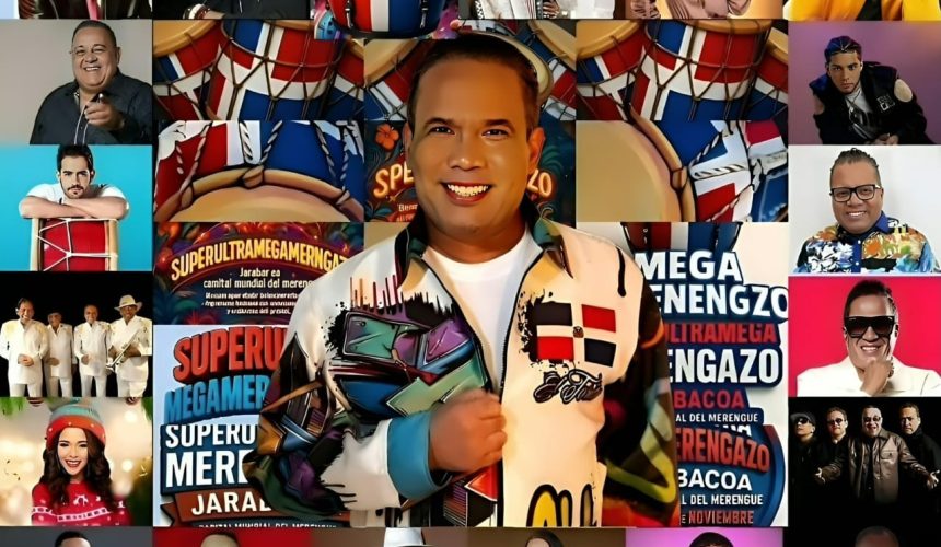 El Súper Ultra Mega Merengazo de Jarabacoa para recibir a miles de turistas