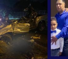 Padre e hijo fallecen en accidente de tránsito en Ceiba de Madera, Moca