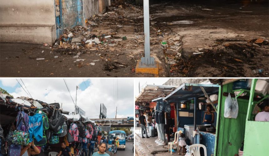 Alcaldía del DN recupera aceras de la Máximo Gómez con Nicolás de Ovando