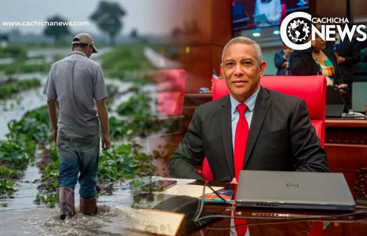 Franklin Romero pide a Agricultura hacer levantamiento a productores provincia Duarte  que fueron afectados por lluvias
