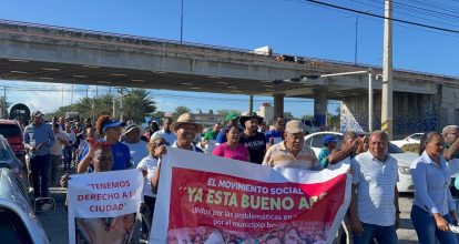 Protestan por ampliación de la Avenida Ecológica en Boca Chica