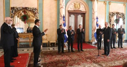 Abinader juramenta los cinco nuevos jueces de la Suprema Corte de Justicia