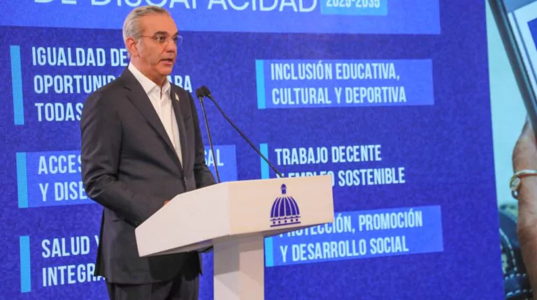 Abinader presenta Plan Nacional de Discapacidad 2025-2035