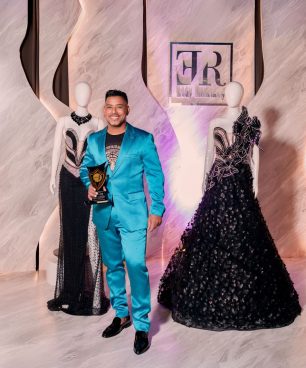 Diseñador Eddy Rambaldy presenta su colección 2025 en los Premios Fashion Top Models Internacional
