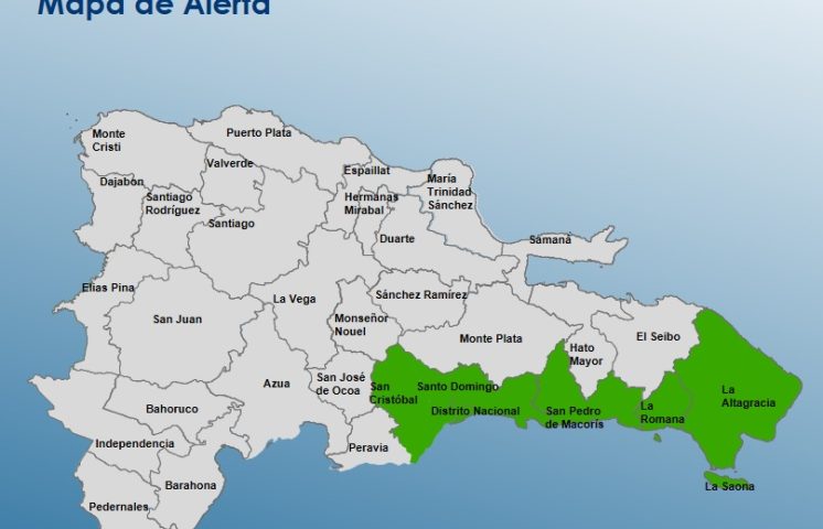 COE amplía alerta verde por lluvias y tormentas eléctricas en seis provincias