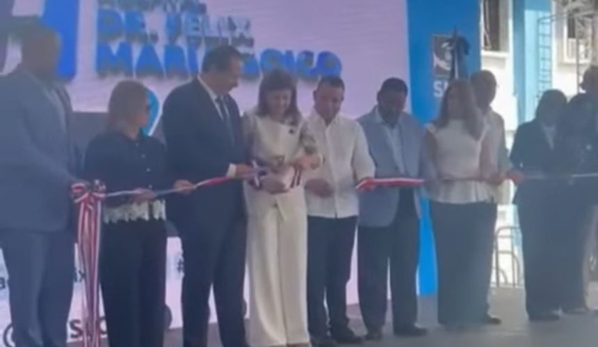 Vicepresidenta Raquel Peña encabeza entrega remozado Hospital Dr. Félix María Goico en el D. N.