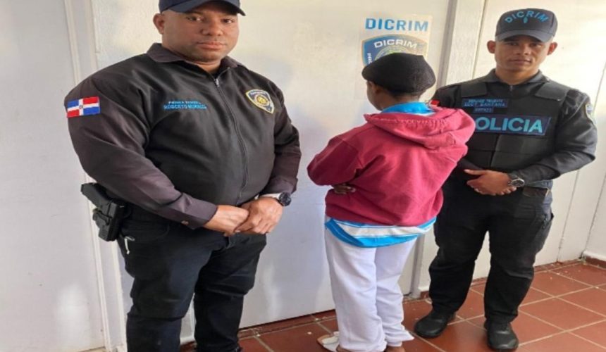 Policía Nacional junto al MP rescata en SDN a una menor de 13 años reportada como sustraída en Higüey