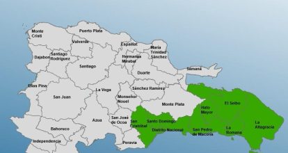 El COE coloca ocho provincias en alerta verde por vaguada