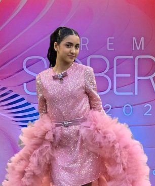 Fahdly Jacobo brilla en los Premios Soberano 2026 y representa con orgullo a la niñez dominicana