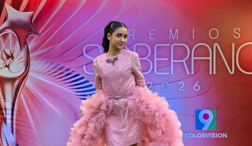 Fahdly Jacobo brilla en los Premios Soberano 2026 y representa con orgullo a la niñez dominicana