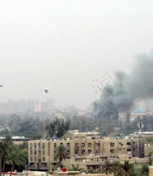 Cohetes impactan zona de la Embajada de EE. UU. en Bagdad este domingo