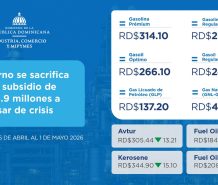 Avtur y kerosene bajan por segunda semana; Gobierno mantiene congelados combustibles clave con subsidio millonario