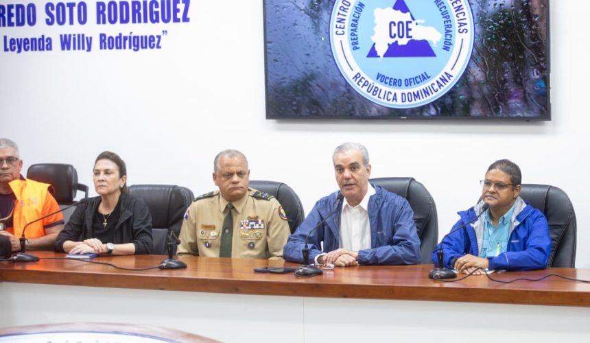 Presidente Abinader implementa medidas para apoyar a familias tras intensas lluvias