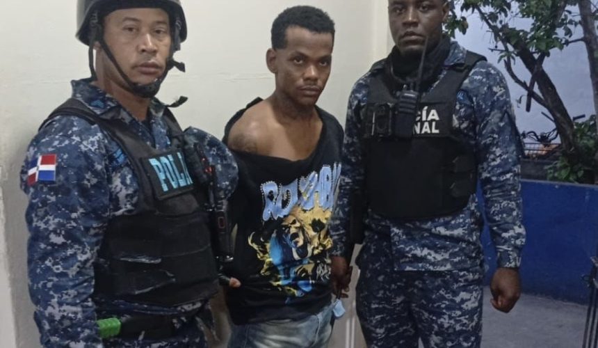 Policía captura supuesto delincuente “Macutico” en Sabana Perdida SDN