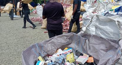 Autoridades eliminan productos ilegales con un valor de casi RD$9,000 millones