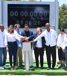 David Collado deja iniciada obra en La Romana para impulsar el turismo en Caleta.