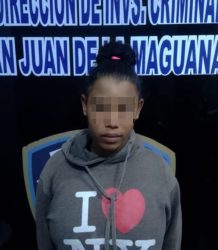 Policía Nacional apresa a mujer acusada de fraude electrónico mediante recepción de dinero en cuenta bancaria