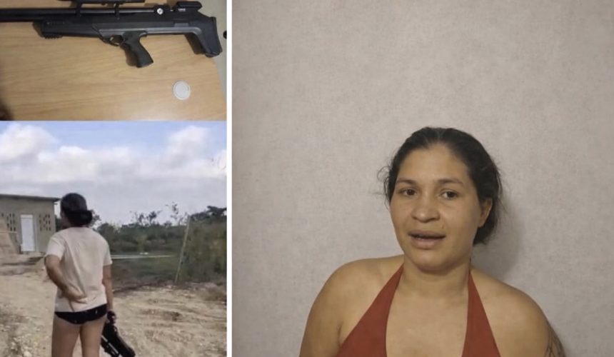 Abogado de mujer que se viralizó por exhibir rifle de aire no letal en discusión, desmiente acusaciones