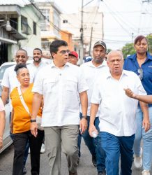 Fellito Suberví afirma más de 50 mil personas se beneficiarán con nueva red sanitaria y con “gigante cisterna”, en Villa Juana