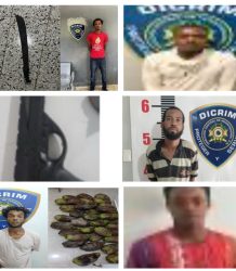 Policía Nacional ejecuta múltiples acciones operativas; arresta implicados por agresión sexual, robo y porte ilegal de armas, y recupera vehículos reportados como robados
